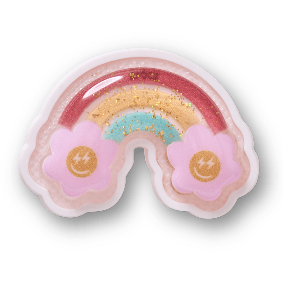 Squish Filled Daisy Rainbow Jibbitz™ charms for Women|Men