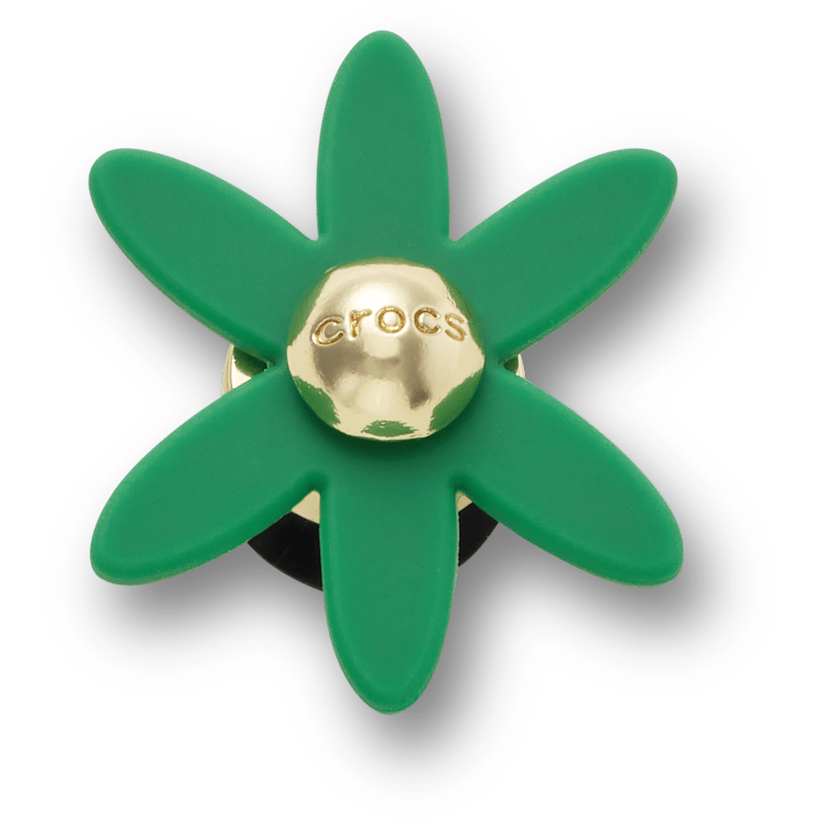 Retro Green Spinner Flower Jibbitz™ charms for Women|Men
