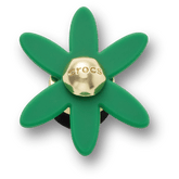 Retro Green Spinner Flower Jibbitz™ charms for Women|Men