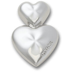 Silver Double Heart Jibbitz™ charms for Women|Men