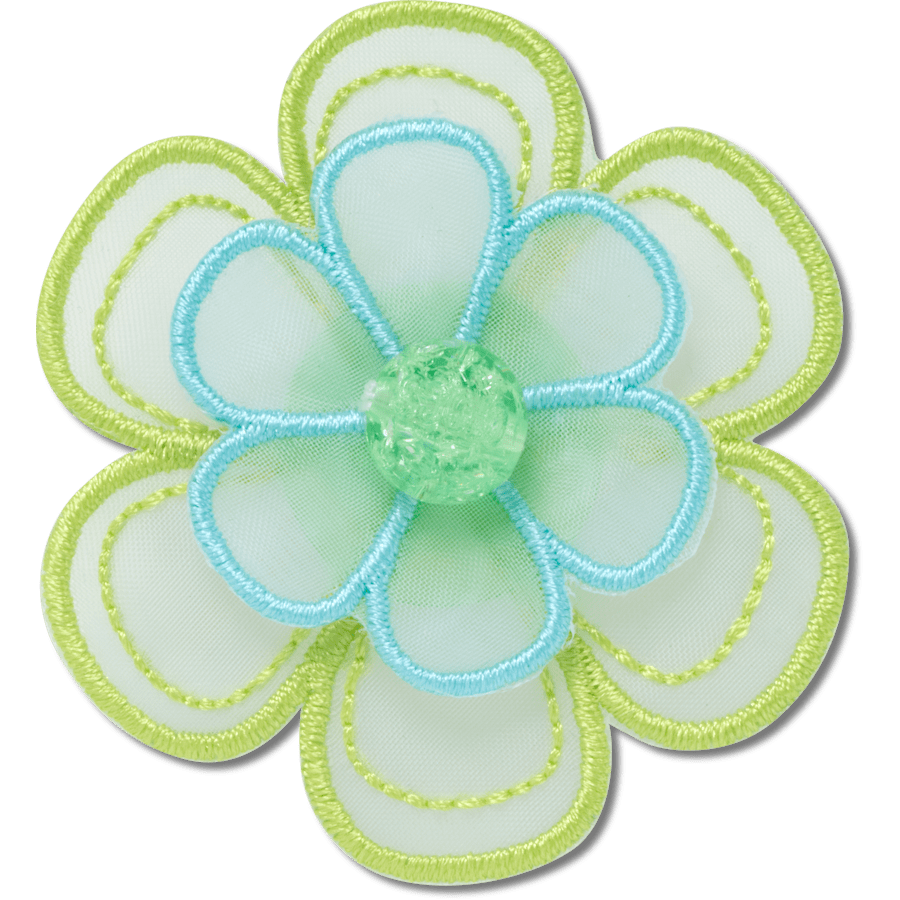 Green Mesh Flower Jibbitz™ charms for Women|Men