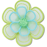 Green Mesh Flower Jibbitz™ charms for Women|Men