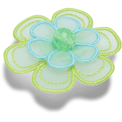 Green Mesh Flower Jibbitz™ charms for Women|Men