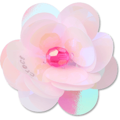 Sequin Pink Flower Jibbitz™ charms for Women|Men
