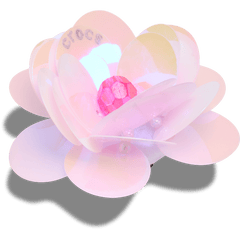 Sequin Pink Flower Jibbitz™ charms for Women|Men