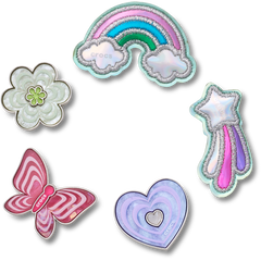 Funky Girly Icons 5 Pack Jibbitz™ charms for Women|Men|Jibbitz™ Charms