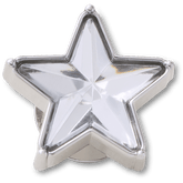 Silver Gem Sparkle Star Jibbitz™ charms for Women|Men