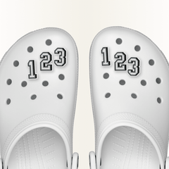 Number 0-9 Jibbitz Shoe Charm for Women|Men|Jibbitz™ Charms