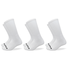 CrocsSocks Crew Texture Logo 3PK for Women|Kids