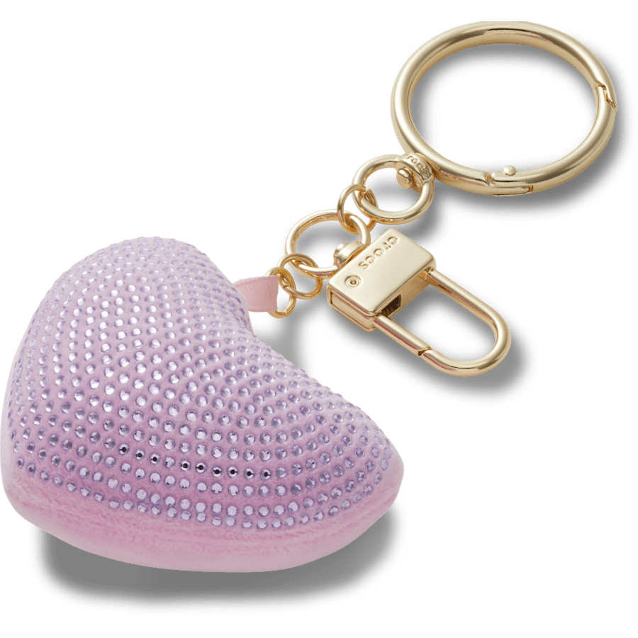 Plush Gem Heart Bag Charm for Women|Kids