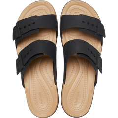 Brooklyn Buckle Matte Wrap Low Wedge for Women