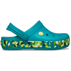 Kids' Crocband Glow Confetti Band Clog for Kids