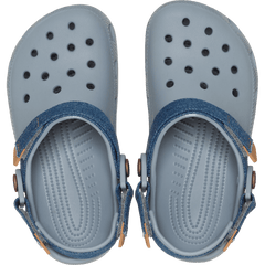 Kids' Classic Denim Adjustable Backstrap Clog for Kids