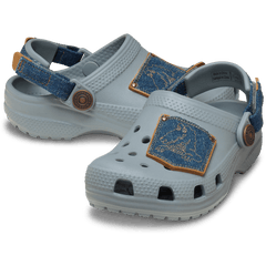 Toddler Classic Denim Adjustable Backstrap Clog for Kids