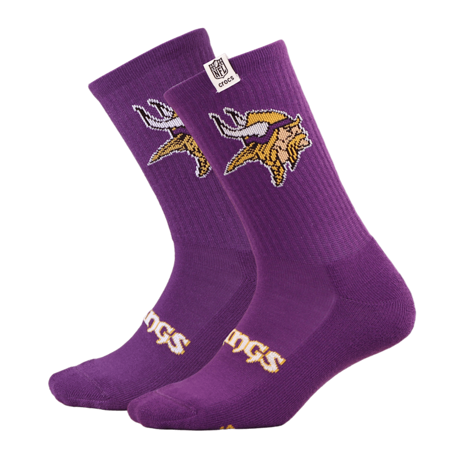 NFL Minnesota Vikings Crocs Socks for Men