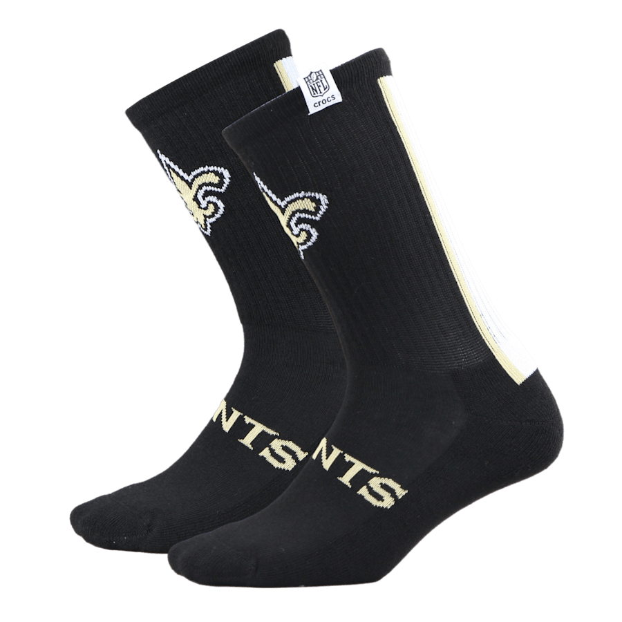 NFL New Orleans Saints Crocs Socks for Men