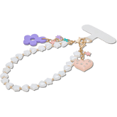 Beaded Heart Flower Phone Wristlet for Women|Kids