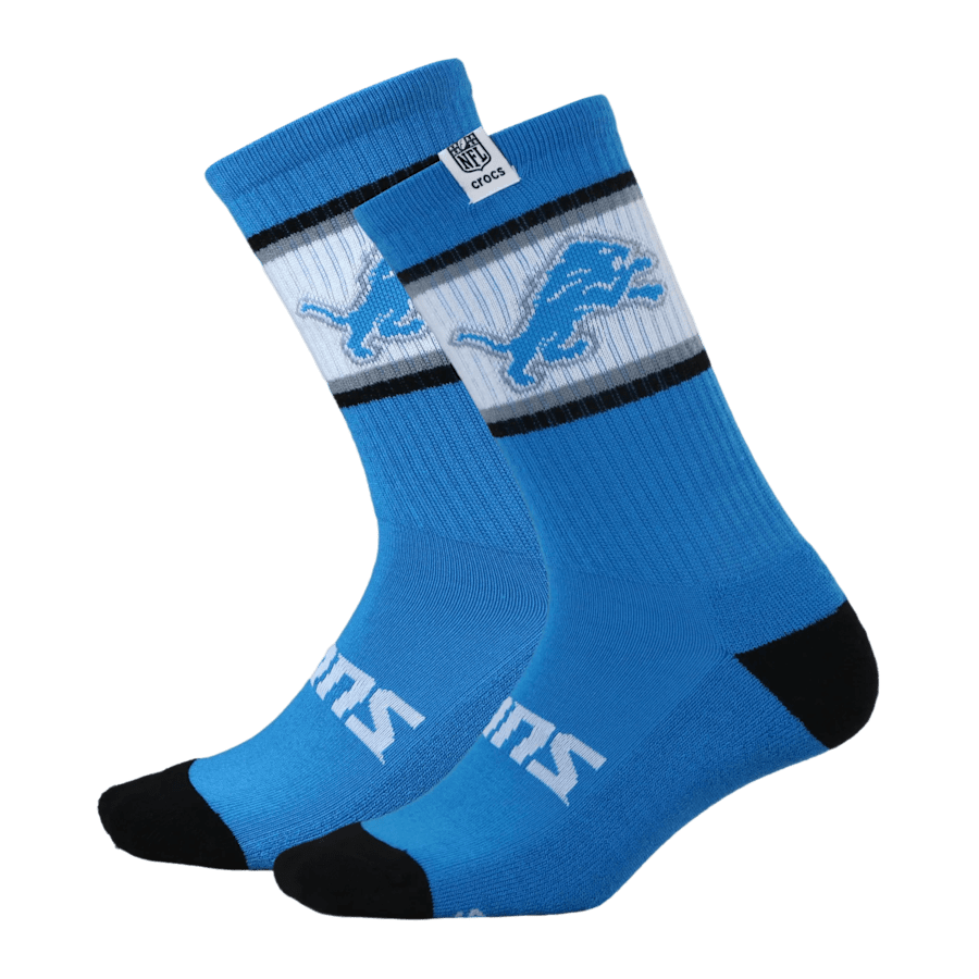NFL Detroit Lions Crocs Socks for Men
