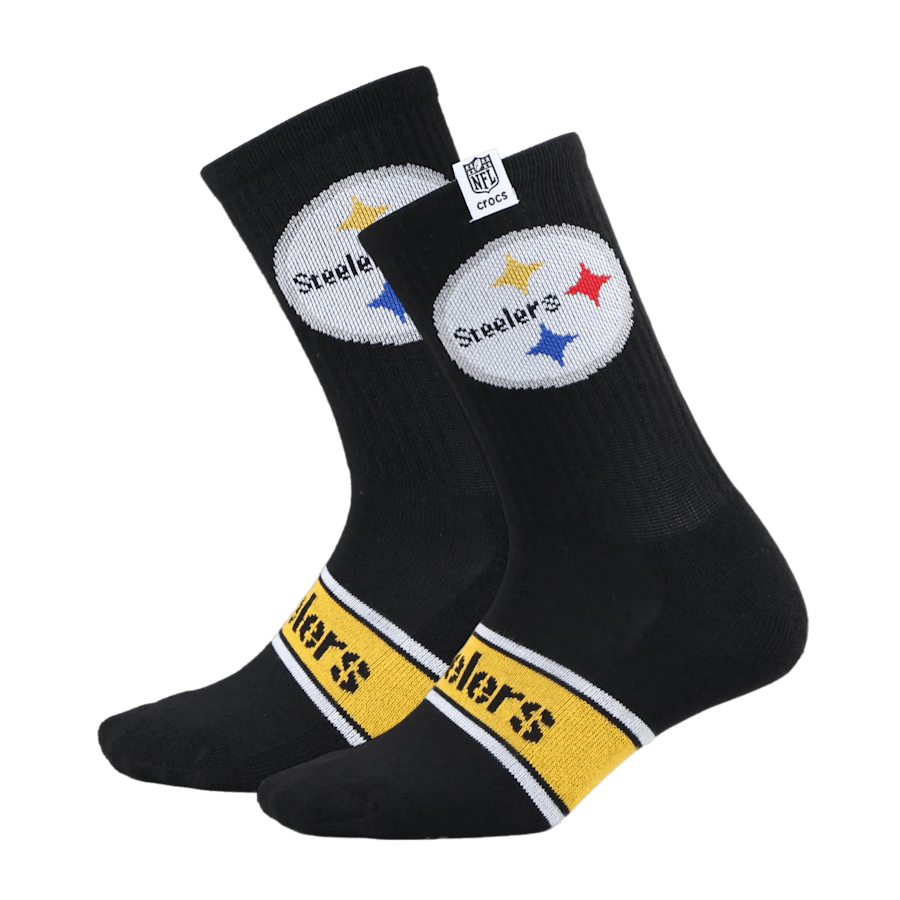 NFL Pittsburgh Steelers Crocs Socks for Men