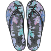 Miami Round Toe Dark Floral Flip for Women