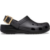 Classic Metallic Buckle Clog for Women
