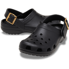 Classic Metallic Buckle Clog for Women