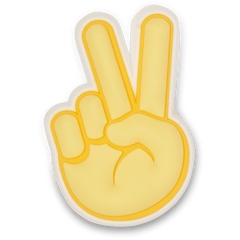Peace Hand Sign Jibbitz Shoe Charm for Women|Men|Jibbitz™ Charms
