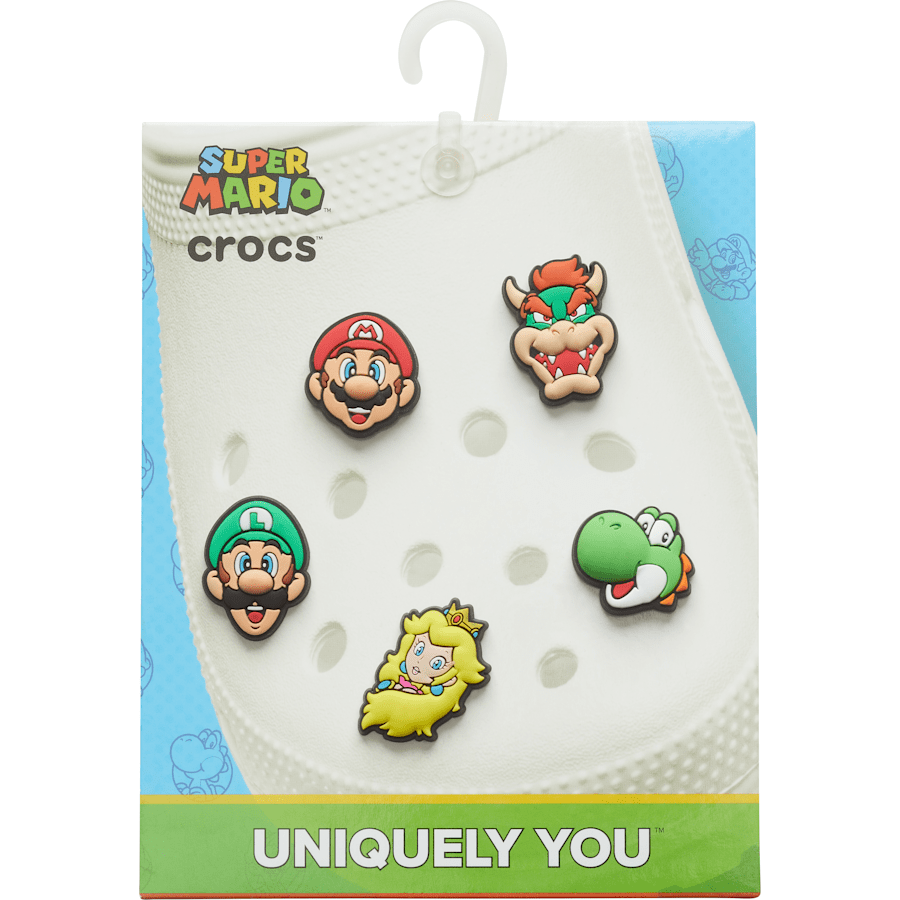 Super Mario™ 5-Pack Jibbitz Shoe Charm for Women|Men|Kids|Jibbitz™ Charms