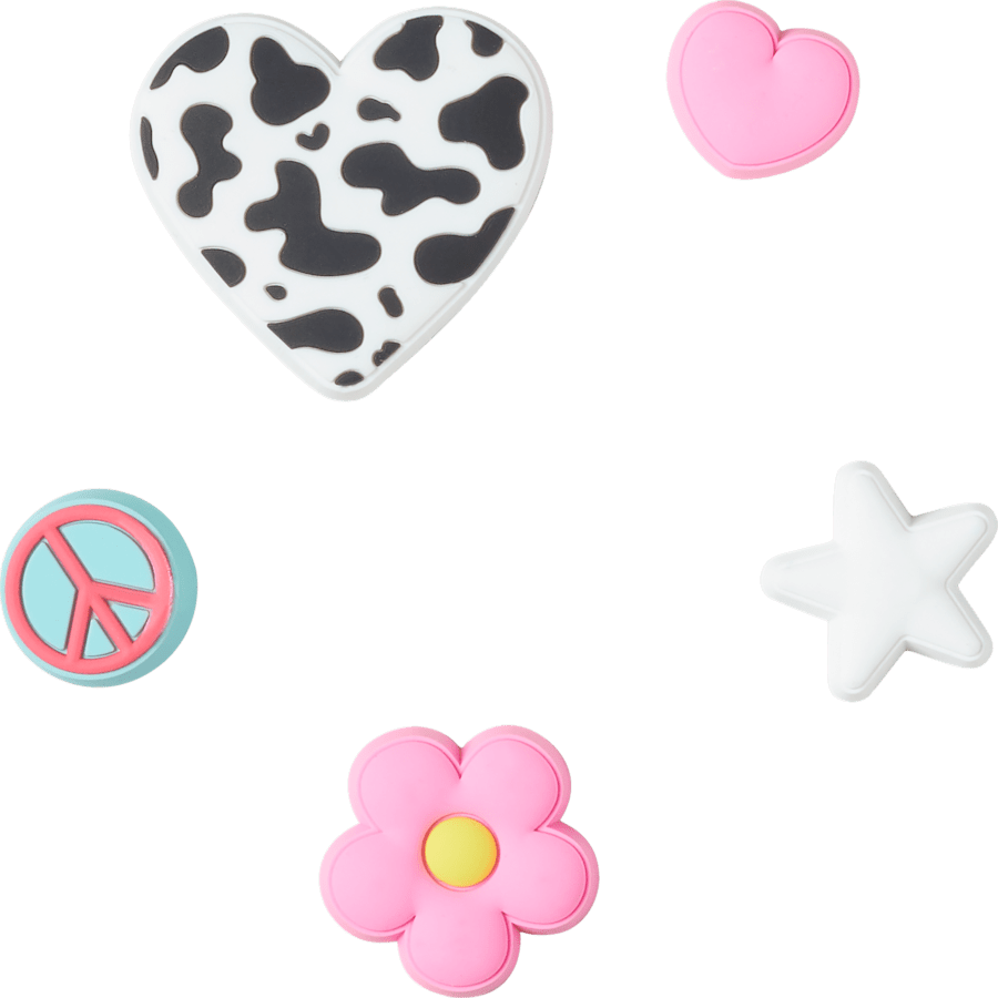 Girly Icon 5 Pack Jibbitz™ charms for Women|Men|Jibbitz™ Charms