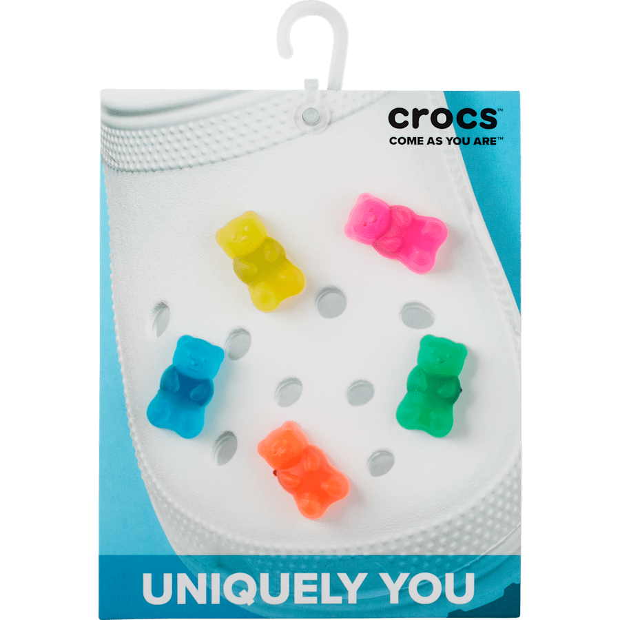Candy Bear 5 Pack Jibbitz Shoe Charm for Women|Men|Jibbitz™ Charms
