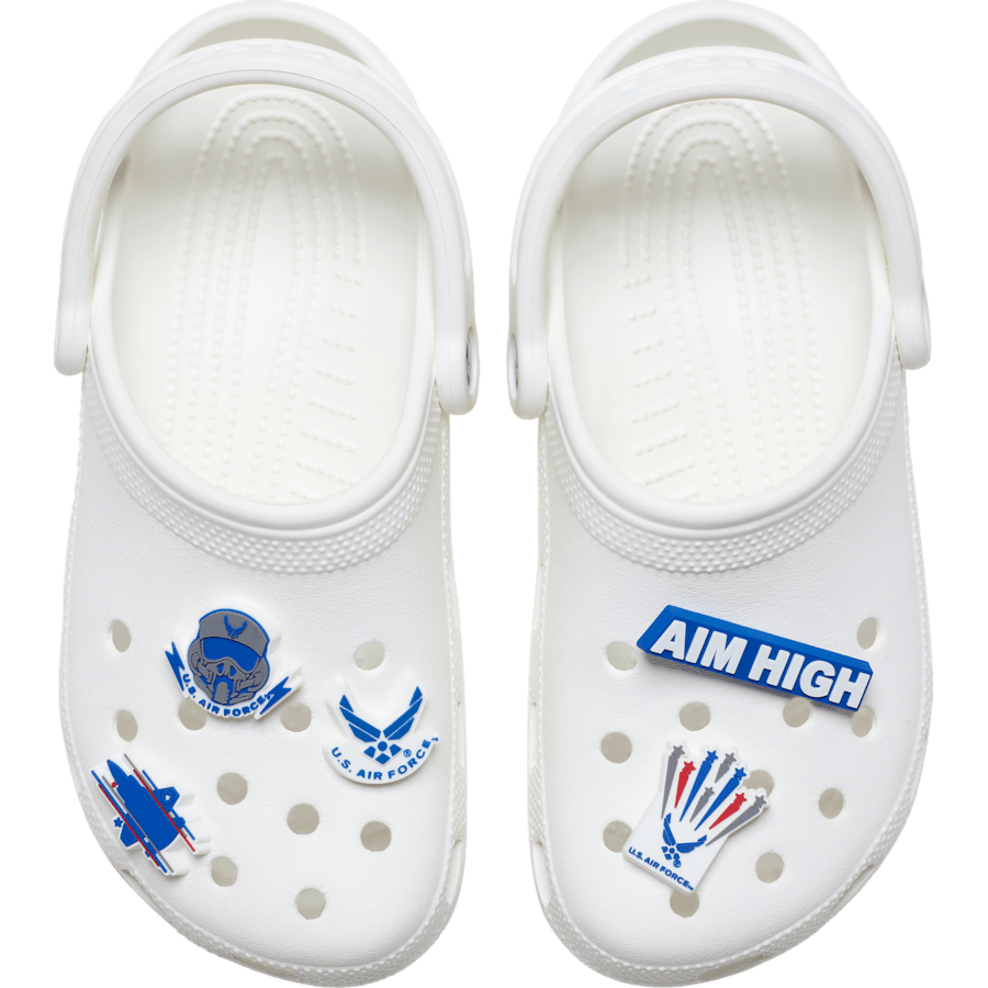 Armed Forces US Air Force 5Pck Jibbitz Shoe Charm for Women|Men|Kids|Jibbitz™ Charms
