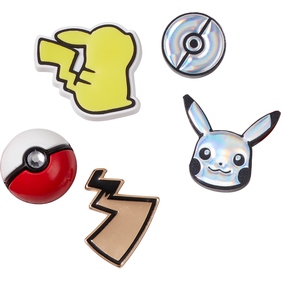 Elevated Pokemon 5 Pack Jibbitz Shoe Charm for Women|Men|Kids|Jibbitz™ Charms