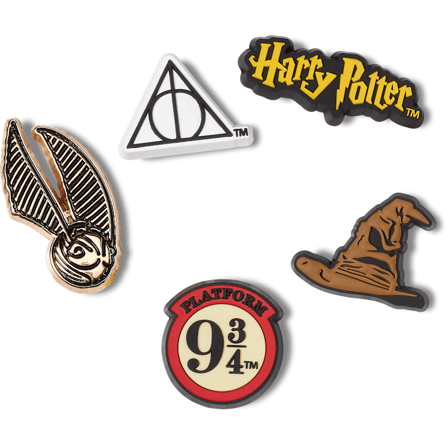 Harry Potter Symbol 5 Pack Jibbitz™ charms for Women|Men|Kids|Jibbitz™ Charms