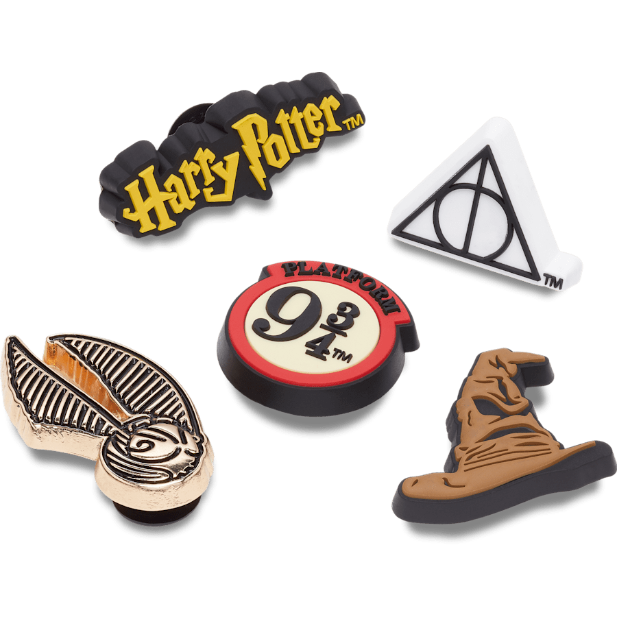 Harry Potter Symbol 5 Pack Jibbitz™ charms for Women|Men|Kids|Jibbitz™ Charms