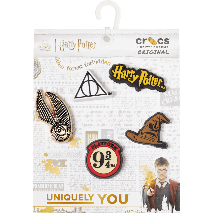Harry Potter Symbol 5 Pack Jibbitz™ charms for Women|Men|Kids|Jibbitz™ Charms