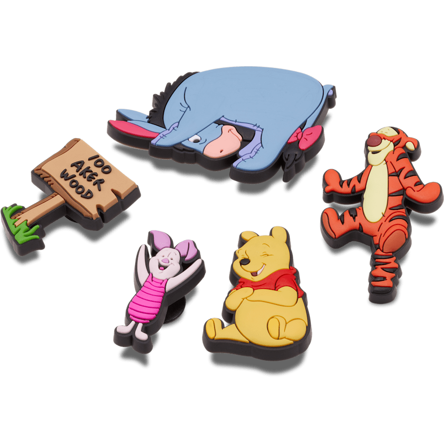 Winnie The Pooh 5 Pack Jibbitz™ charms for Women|Men|Kids|Jibbitz™ Charms