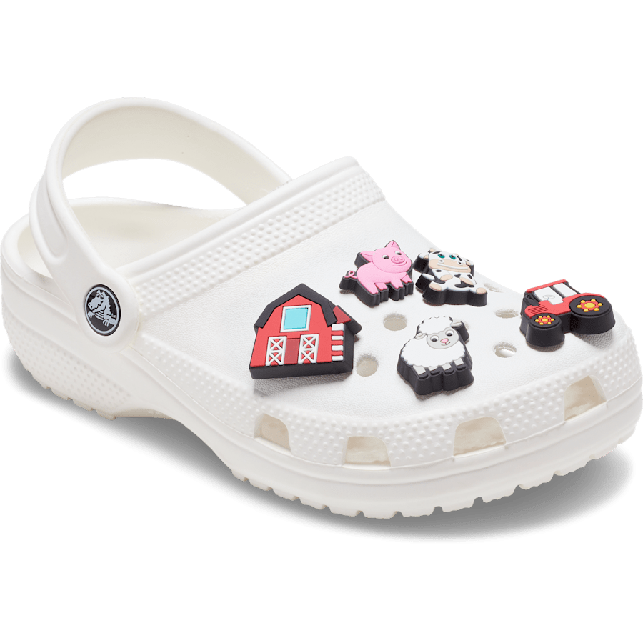 Cutesey Farm Animal 5 Pack Jibbitz Shoe Charm for Women|Men|Kids|Jibbitz™ Charms