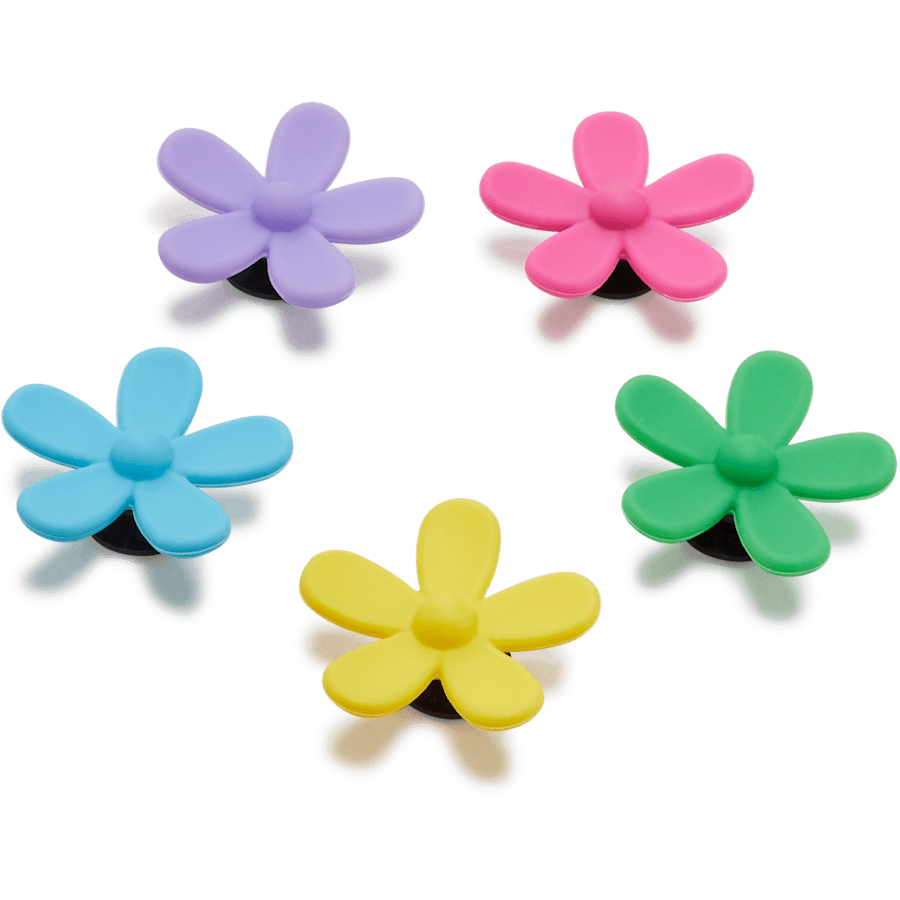 Flower Power 5 Pack Jibbitz™ charms for Women|Men|Jibbitz™ Charms