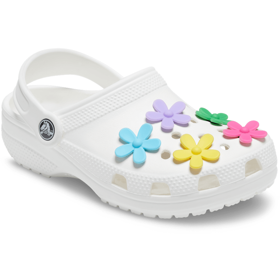Flower Power 5 Pack Jibbitz™ charms for Women|Men|Jibbitz™ Charms