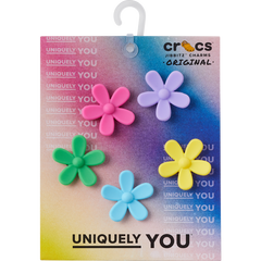 Flower Power 5 Pack Jibbitz™ charms for Women|Men|Jibbitz™ Charms