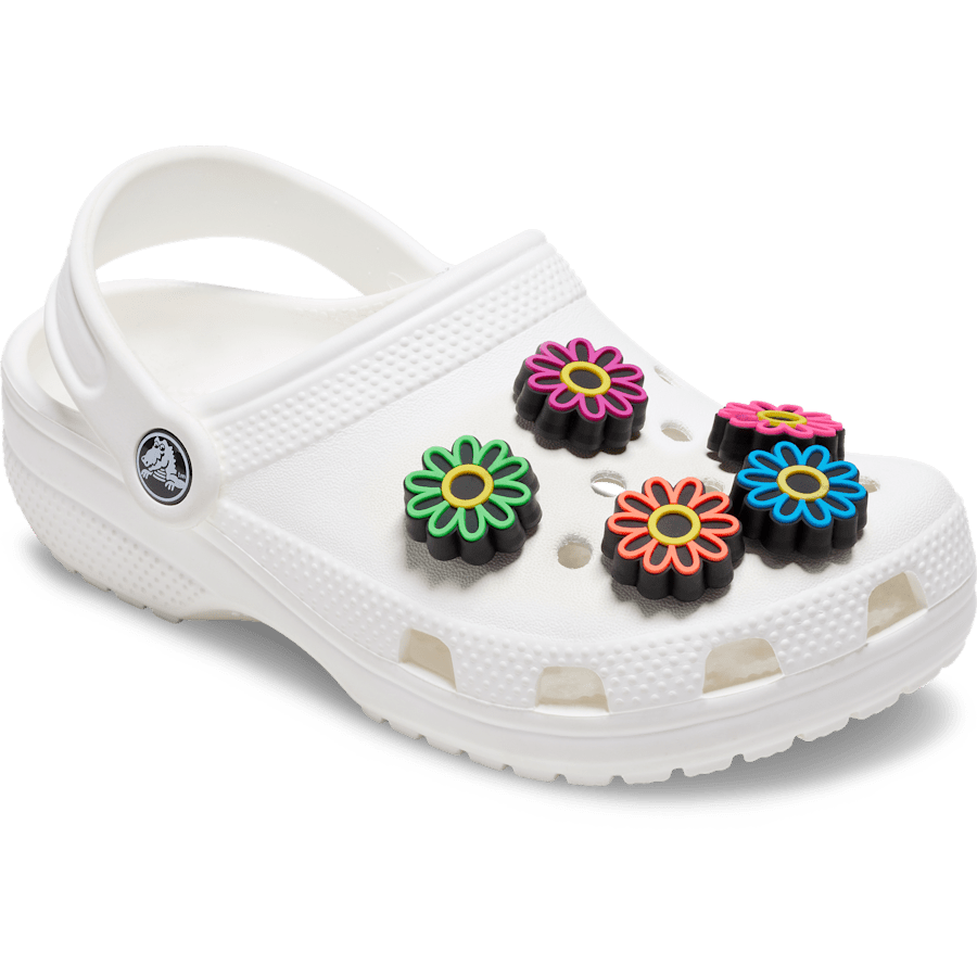 Lights Up Daisy 5 Pack Jibbitz Shoe Charm for Women|Men|Jibbitz™ Charms