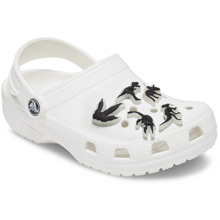 Glow In The Dark Dino 5 Pack Jibbitz Shoe Charm for Women|Men|Jibbitz™ Charms