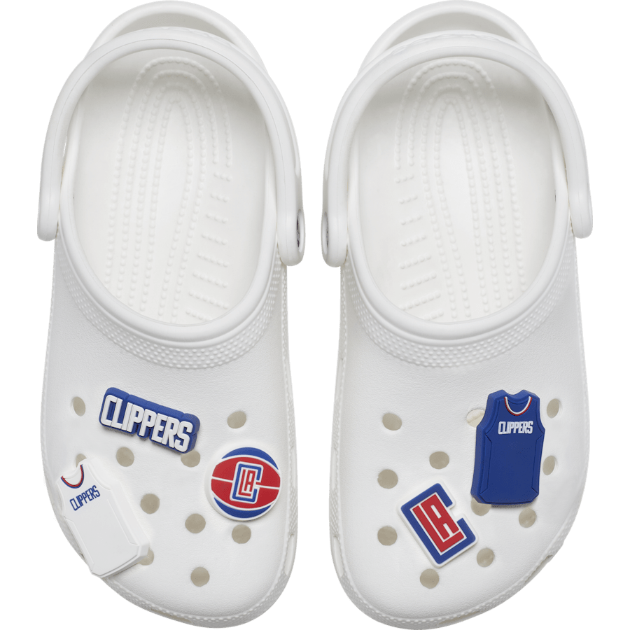 NBA Los Angeles Clippers 5 Pack Jibbitz™ charms for Women|Men|Jibbitz™ Charms