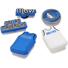 NBA Dallas Mavericks 5 Pack Jibbitz™ charms for Women|Men|Jibbitz™ Charms