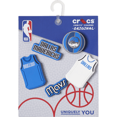 NBA Dallas Mavericks 5 Pack Jibbitz™ charms for Women|Men|Jibbitz™ Charms