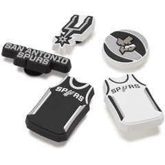 NBA San Antonio Spurs 5 Pack Jibbitz™ charms for Women|Men|Jibbitz™ Charms