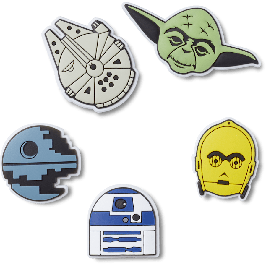 Star Wars 5 Pack Jibbitz™ charms for Women|Men|Kids|Jibbitz™ Charms