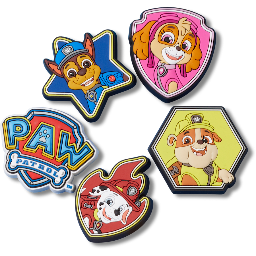 Paw Patrol 5 Pack Jibbitz™ charms for Women|Men|Kids|Jibbitz™ Charms