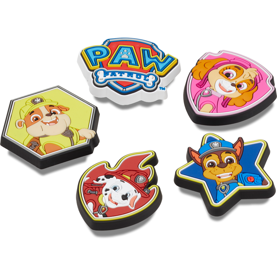 Paw Patrol 5 Pack Jibbitz™ charms for Women|Men|Kids|Jibbitz™ Charms