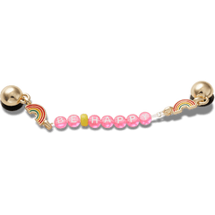 Be Happy Chain Jibbitz™ charms for Women|Men|Jibbitz™ Charms